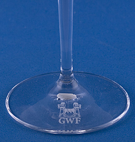 Destillate Glas Bodendekor